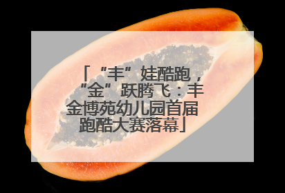 “丰”娃酷跑，“金”跃腾飞：丰金博苑幼儿园首届跑酷大赛落幕