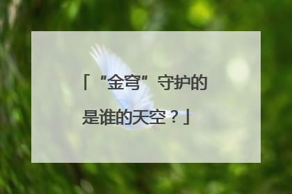 “金穹”守护的是谁的天空？