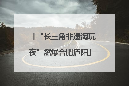 “长三角非遗淘玩夜”燃爆合肥庐阳