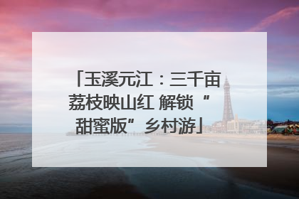 玉溪元江：三千亩荔枝映山红 解锁“甜蜜版”乡村游