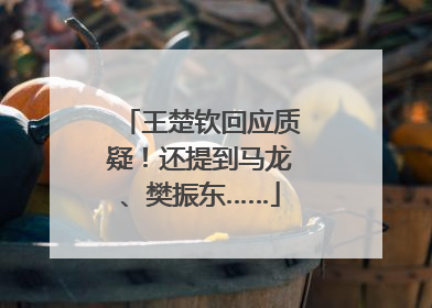王楚钦回应质疑！还提到马龙、樊振东……