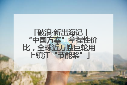 破浪·新出海记丨 “中国方案”拿捏性价比，全球近万艘巨轮用上镇江“节能桨”
