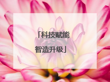 科技赋能 智造升级