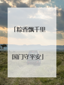 粽香飘千里 国门守平安