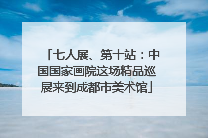 七人展、第十站：中国国家画院这场精品巡展来到成都市美术馆