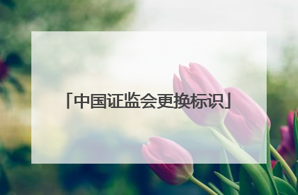 中国证监会更换标识