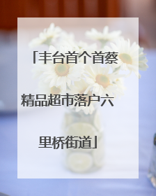 丰台首个首蔡精品超市落户六里桥街道
