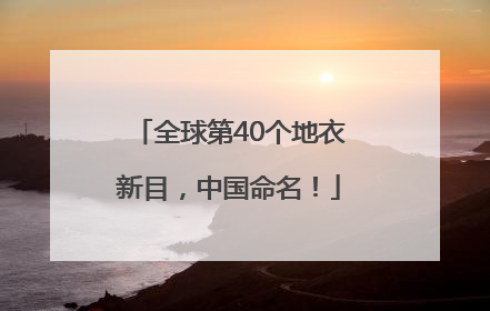 全球第40个地衣新目，中国命名！
