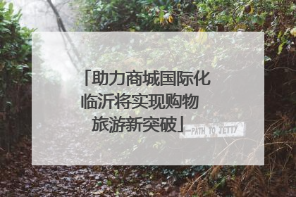 助力商城国际化 临沂将实现购物旅游新突破