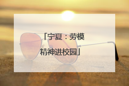 宁夏：劳模精神进校园