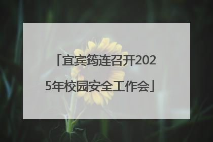 宜宾筠连召开2025年校园安全工作会