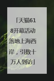 天猫618开幕活动落地上海西岸，引数十万人到访
