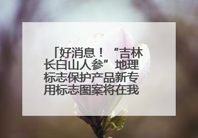 好消息！“吉林长白山人参”地理标志保护产品新专用标志图案将在我省推广使用