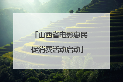 山西省电影惠民促消费活动启动