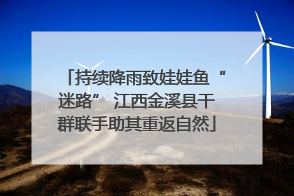 持续降雨致娃娃鱼“迷路” 江西金溪县干群联手助其重返自然