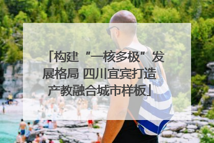 构建“一核多极”发展格局 四川宜宾打造产教融合城市样板