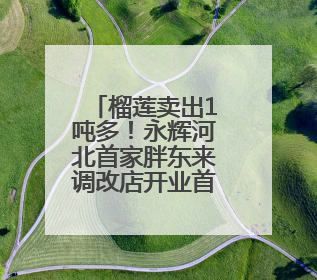 榴莲卖出1吨多！永辉河北首家胖东来调改店开业首日销售额同比增10倍