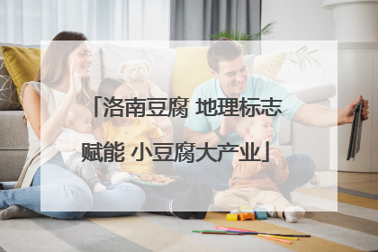 洛南豆腐 地理标志赋能 小豆腐大产业