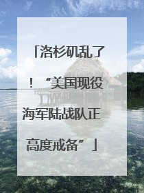 洛杉矶乱了！“美国现役海军陆战队正高度戒备”