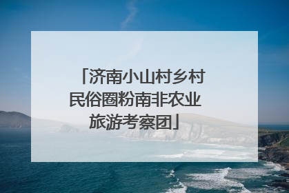 济南小山村乡村民俗圈粉南非农业旅游考察团