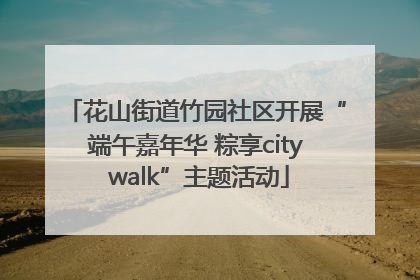 花山街道竹园社区开展“端午嘉年华 粽享city walk”主题活动