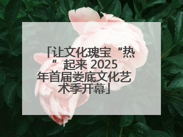 让文化瑰宝“热”起来 2025年首届娄底文化艺术季开幕