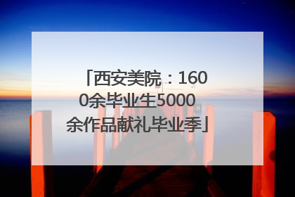 西安美院：1600余毕业生5000余作品献礼毕业季