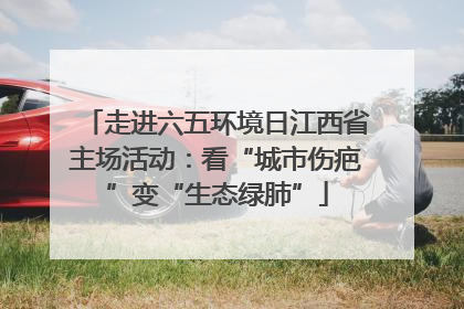走进六五环境日江西省主场活动：看“城市伤疤”变“生态绿肺”