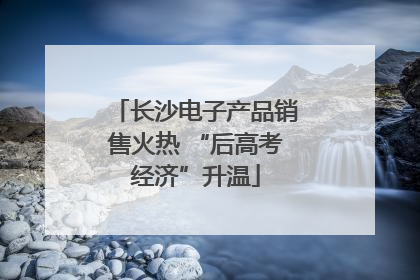 长沙电子产品销售火热 “后高考经济”升温