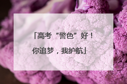 高考“警色”好！你追梦，我护航